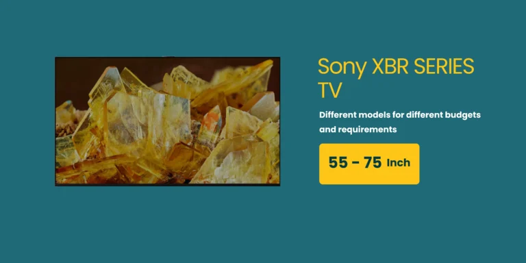 Sony XBR series TV Service